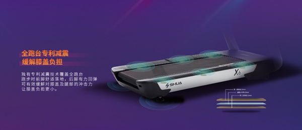 室内健身器材-好博体育X6心率版跑步机